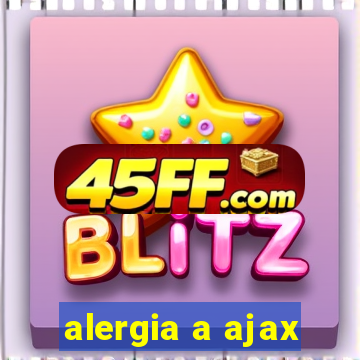 alergia a ajax